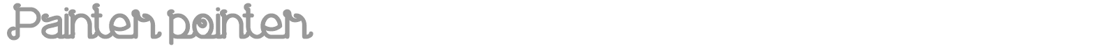 Painter Pointer font preview
